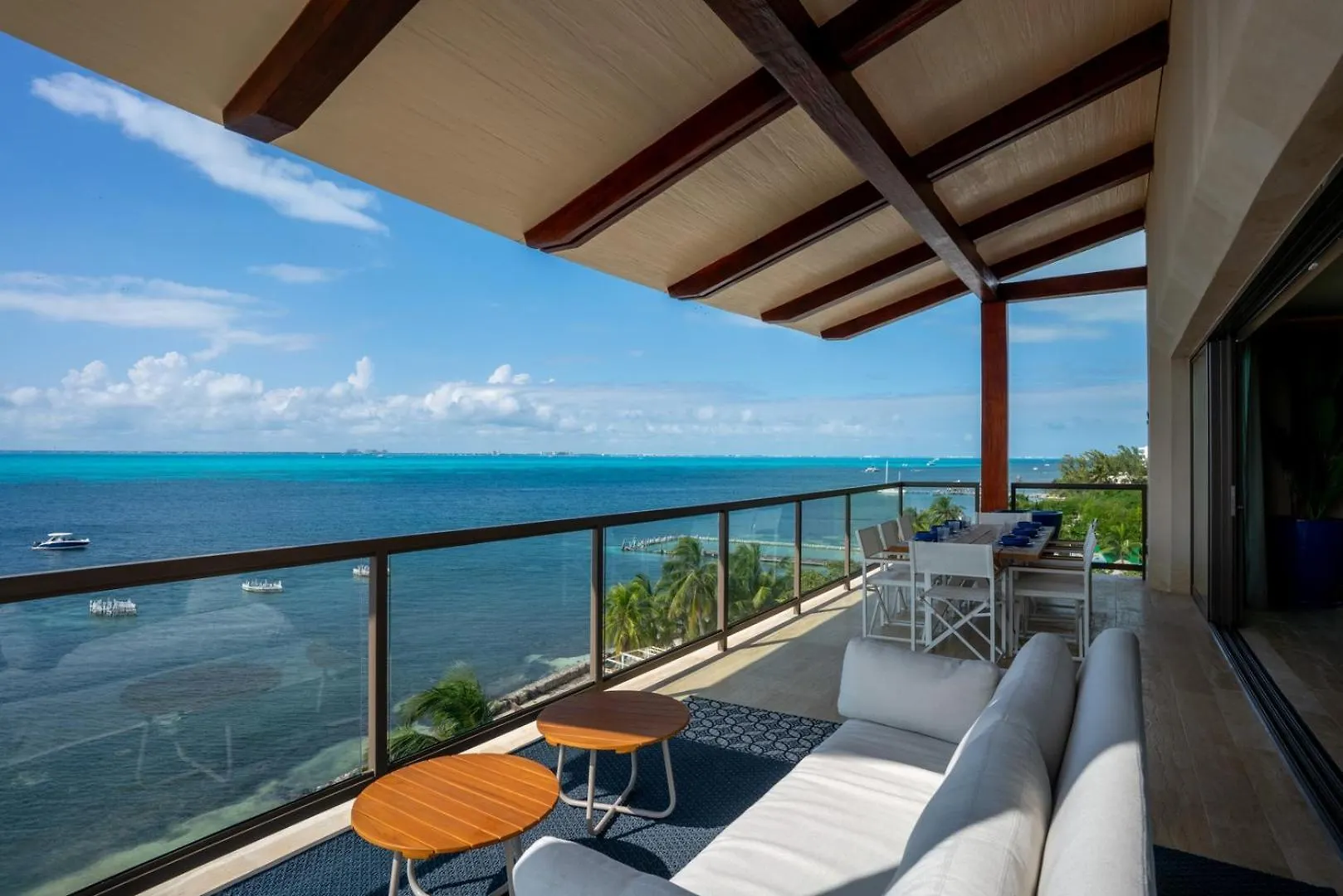 5Br Luxury Beachfront Penthouse W/ Private Pool Isla Mujeres Daire