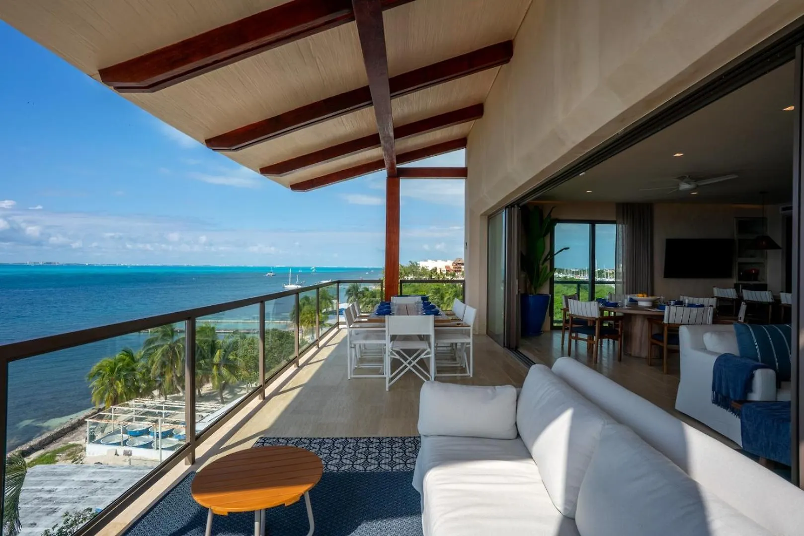 5Br Luxury Beachfront Penthouse W/ Private Pool Isla Mujeres Daire