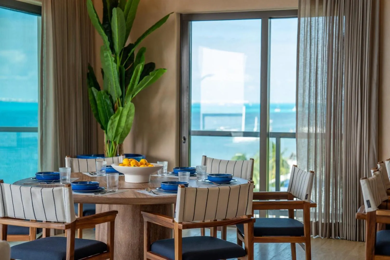 איסלה מוחרס 5Br Luxury Beachfront Penthouse W/ Private Pool דירה איסלה מוחרס