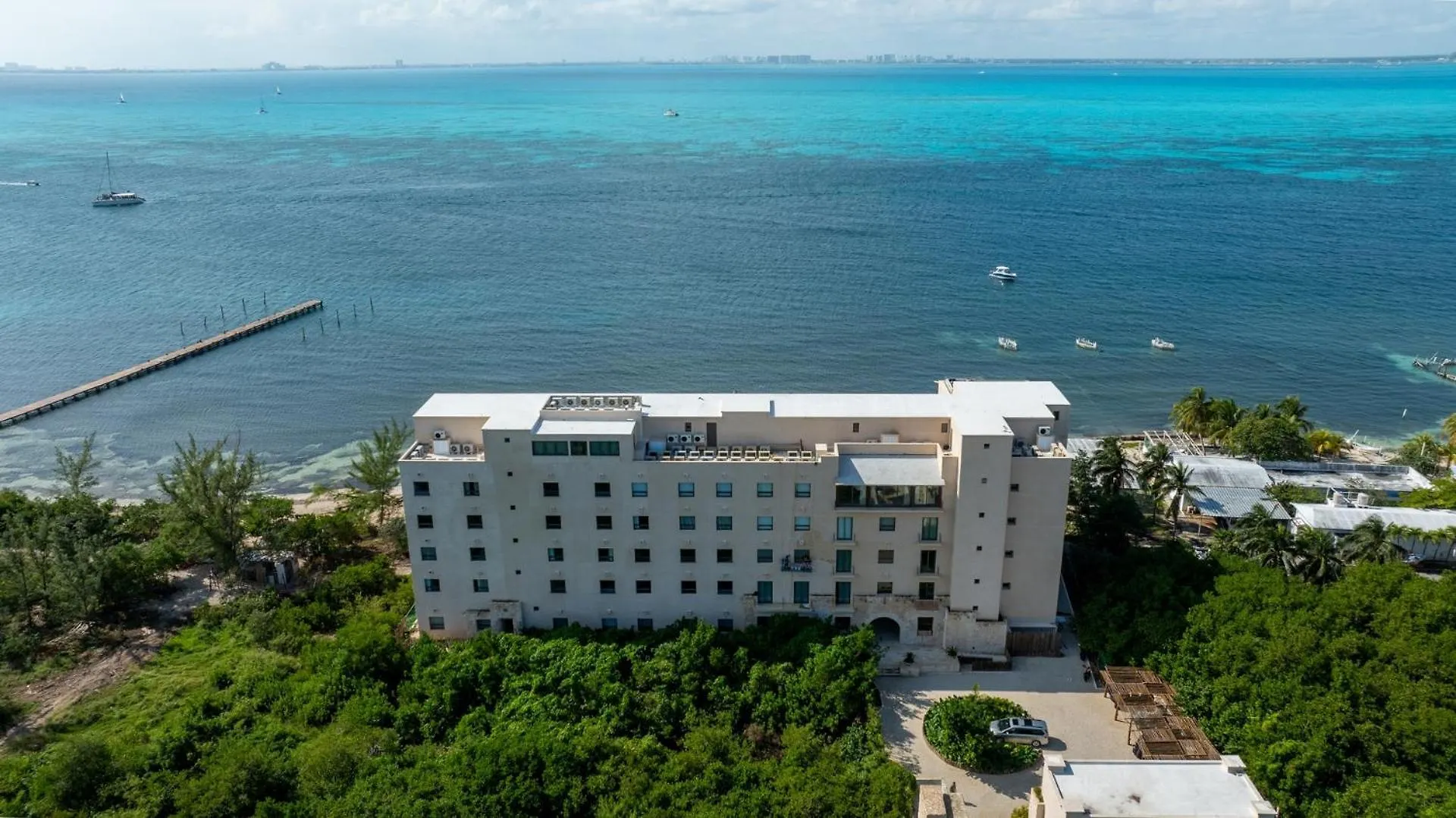 דירה איסלה מוחרס 5Br Luxury Beachfront Penthouse W/ Private Pool מקסיקו